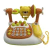 Yellow cartoon phone toy, a children's intelligence and early education voice interaction toy Item Picture